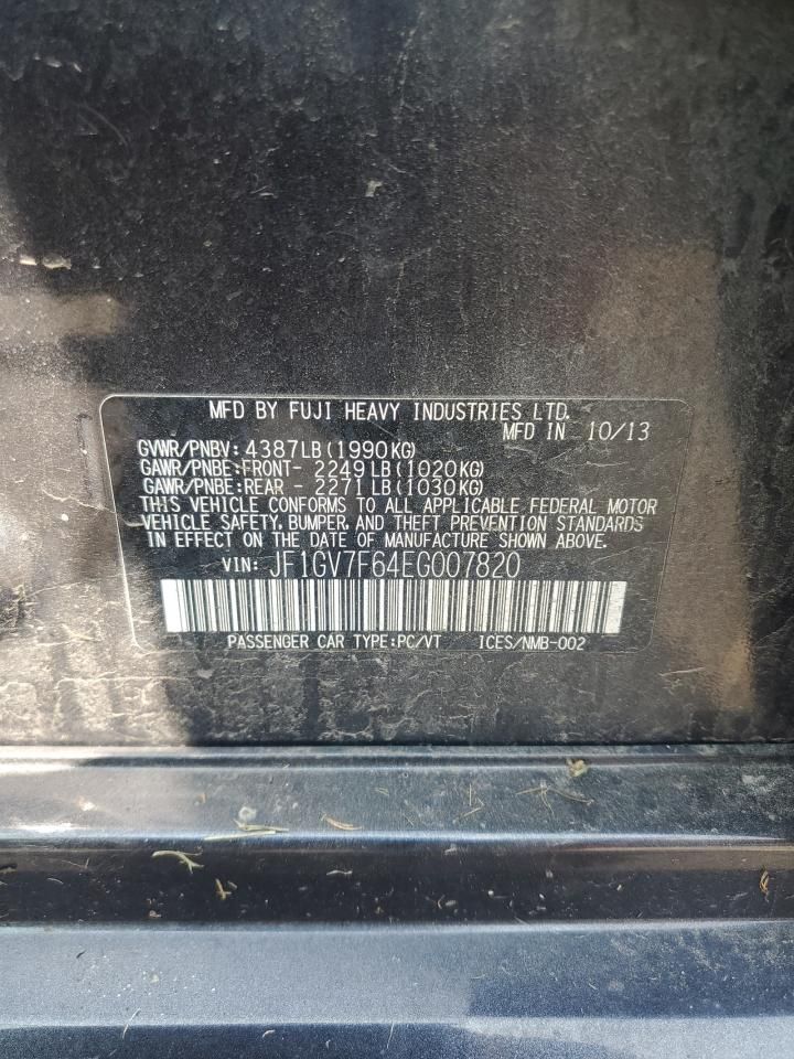 2014 Subaru Impreza wrx