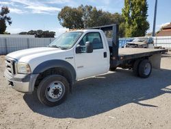 Salvage trucks for sale at Martinez, CA auction: 2006 Ford F450 Super Duty