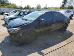 Salvage cars for sale from Copart Bowmanville, ON: 2018 Toyota Corolla L