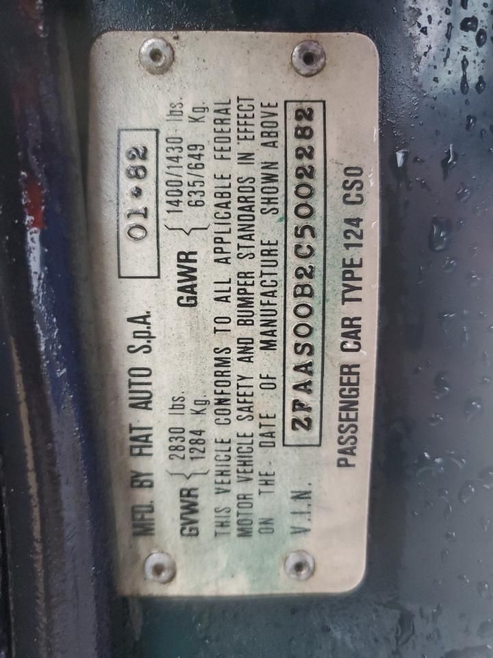 1982 Fiat 124 Spider