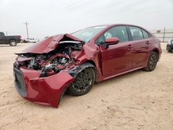 2022 Toyota Corolla le en venta en Andrews, TX