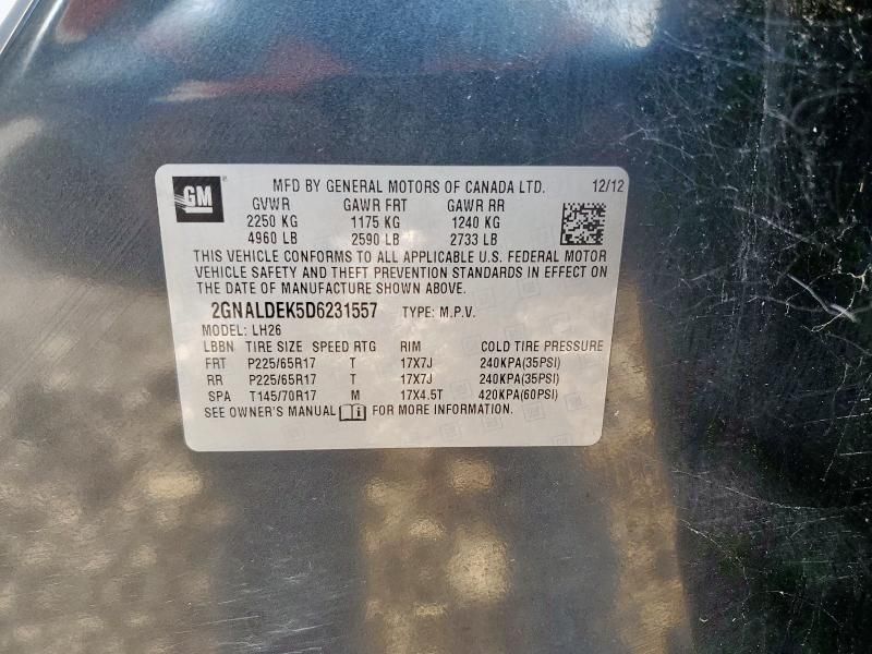 2013 Chevrolet Equinox lt