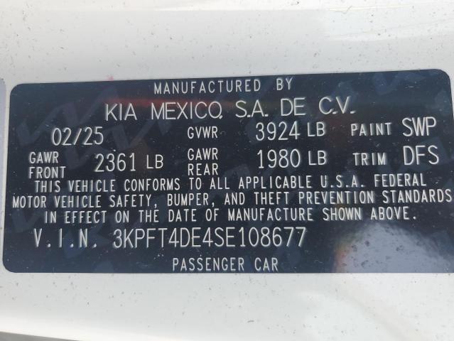 2025 KIA K4 lx
