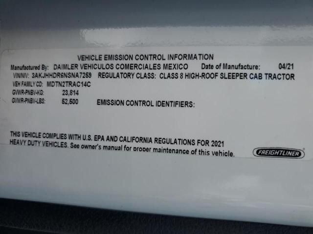2022 Freightliner Cascadia 126 Semi Truck