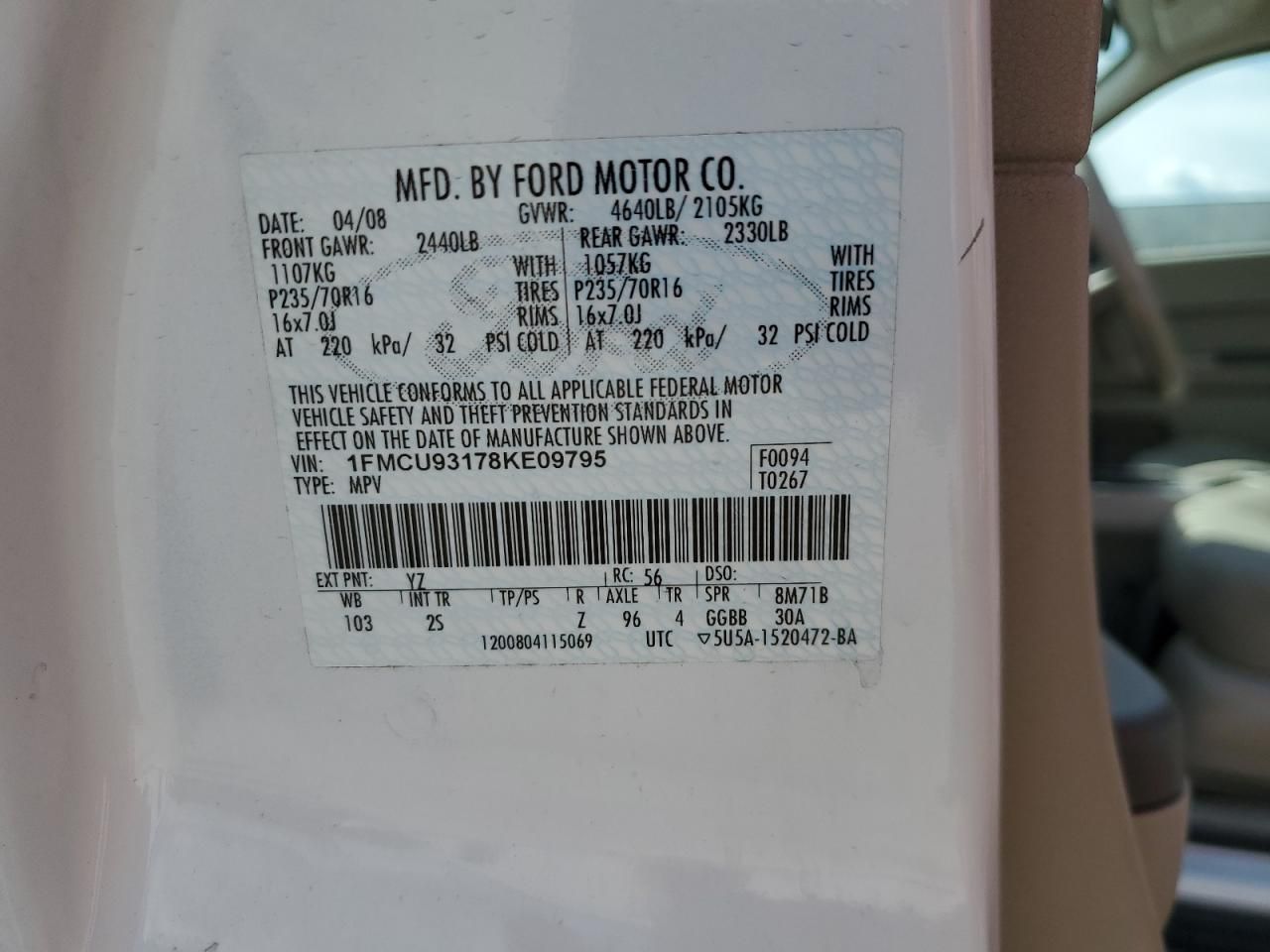 2008 Ford Escape xlt