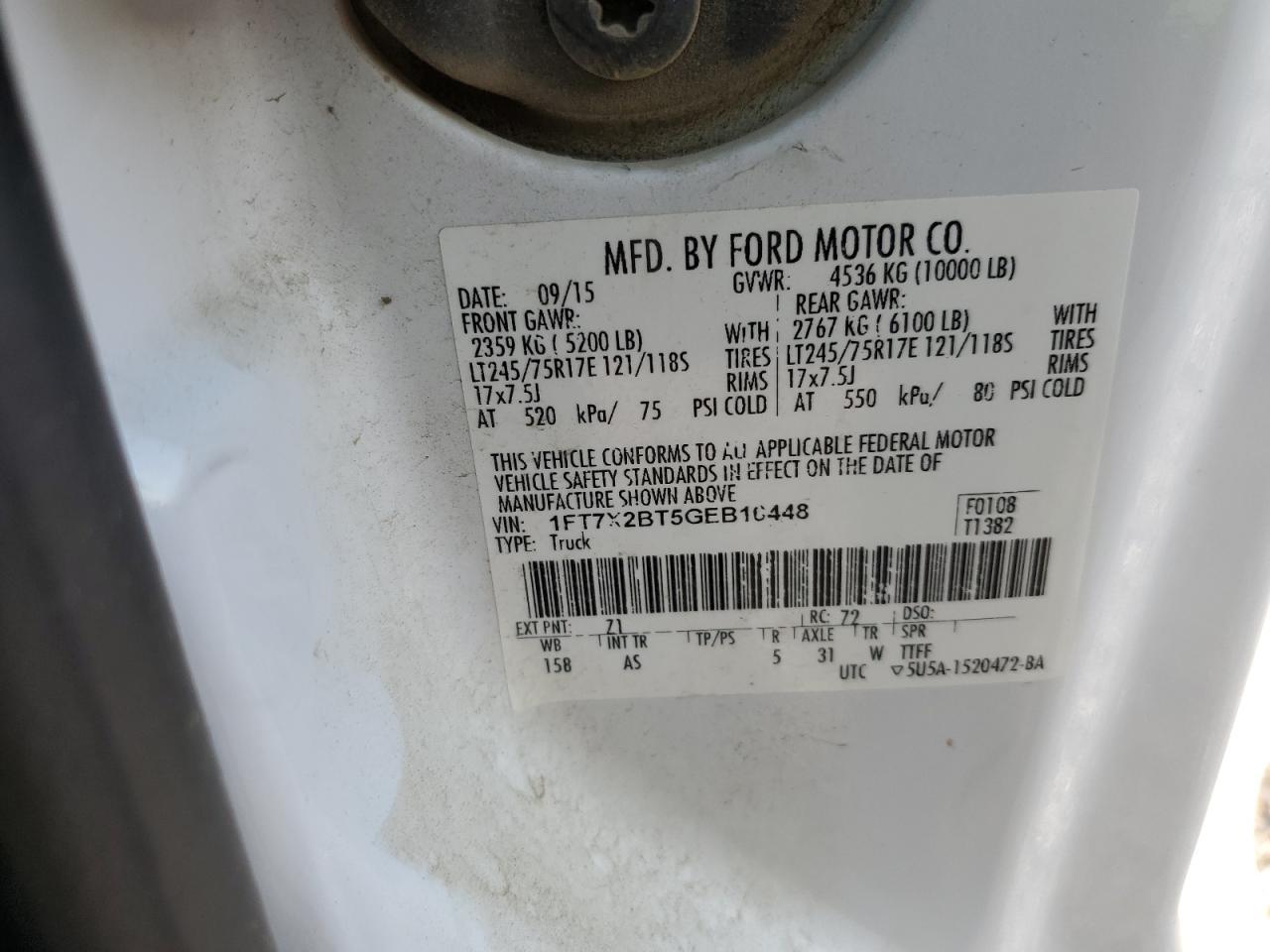 2016 Ford F250 Super Duty