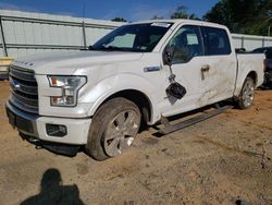 Salvage trucks for sale at Chatham, VA auction: 2016 Ford F150 Supercrew