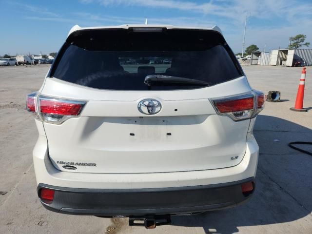 2016 Toyota Highlander LE