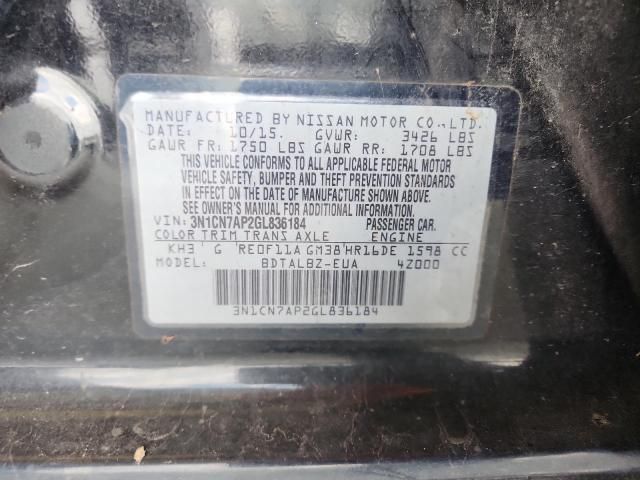 2016 Nissan Versa S