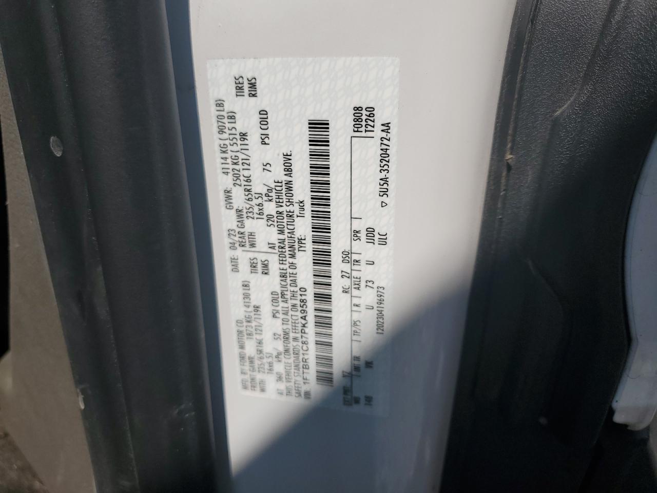 2023 Ford Transit T-250