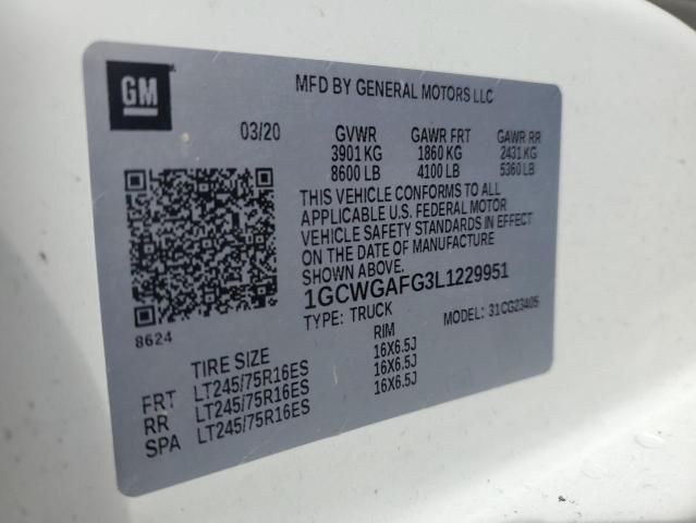 2020 Chevrolet Express G2500
