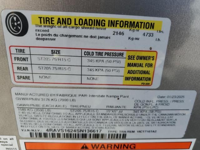 2025 Interstate West Corp 2025 Interstate VICT716TA2 Enclosed Cargo Trailer