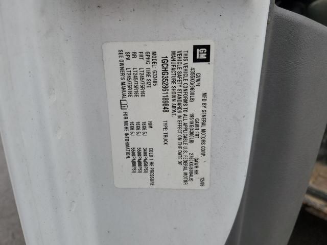 2006 Chev Express Cargo 3500 1
