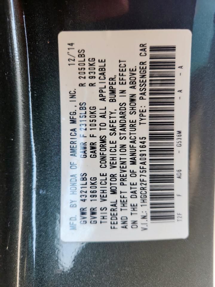 2015 Honda Accord ex