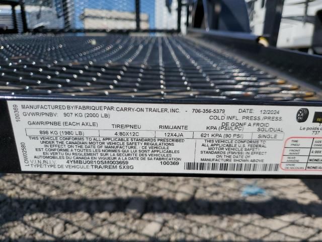 2025 Carry-On 5X8G Utility Trailer