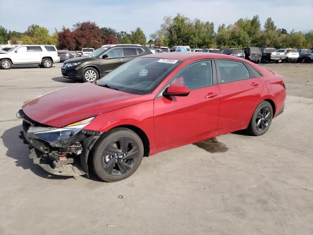 2022 Hyundai Elantra Blue