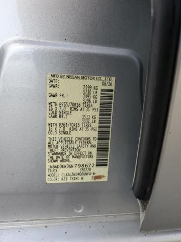 2016 Nissan Frontier S