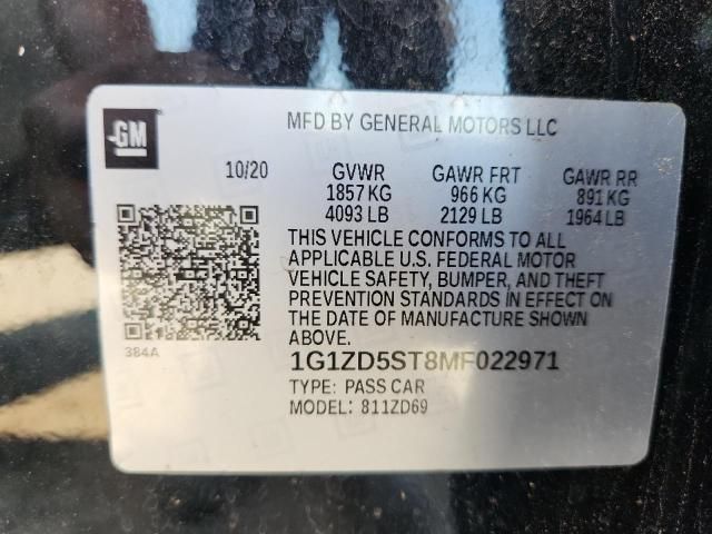 2021 Chevrolet Malibu lt