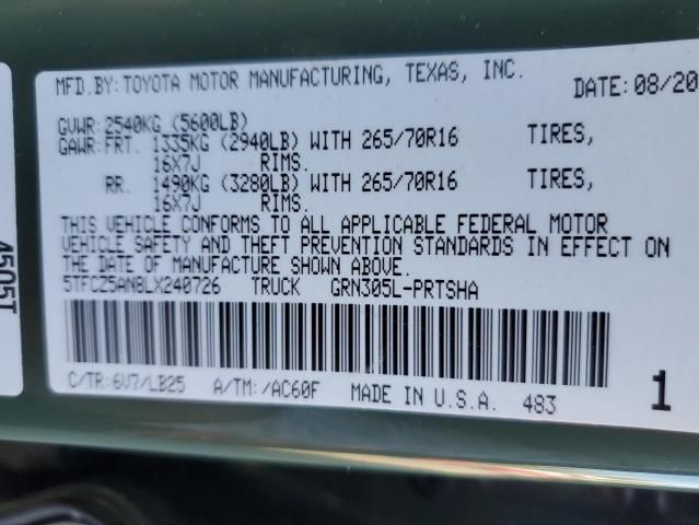2020 Toyota Tacoma Double Cab