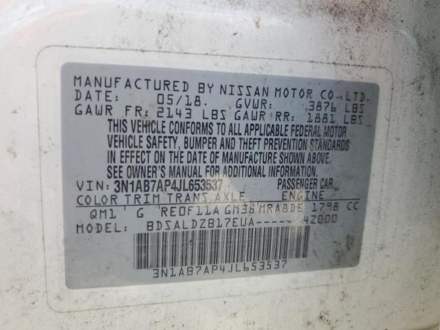 2018 Nissan Sentra s