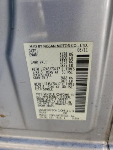 2012 Nissan NV 2500