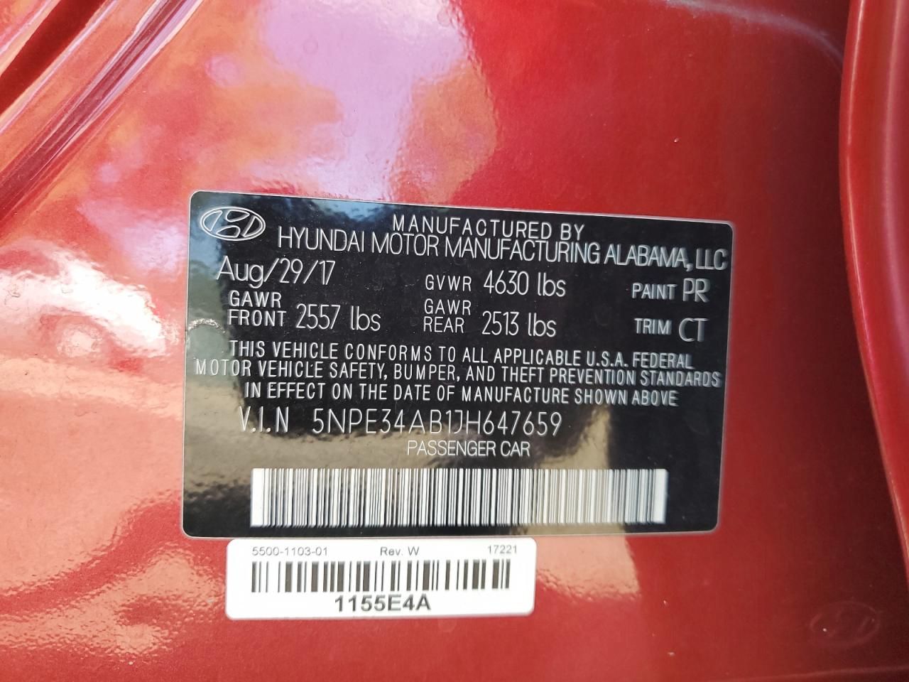 2018 Hyundai Sonata Sport