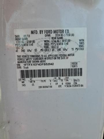 2013 Ford F150 Super Cab