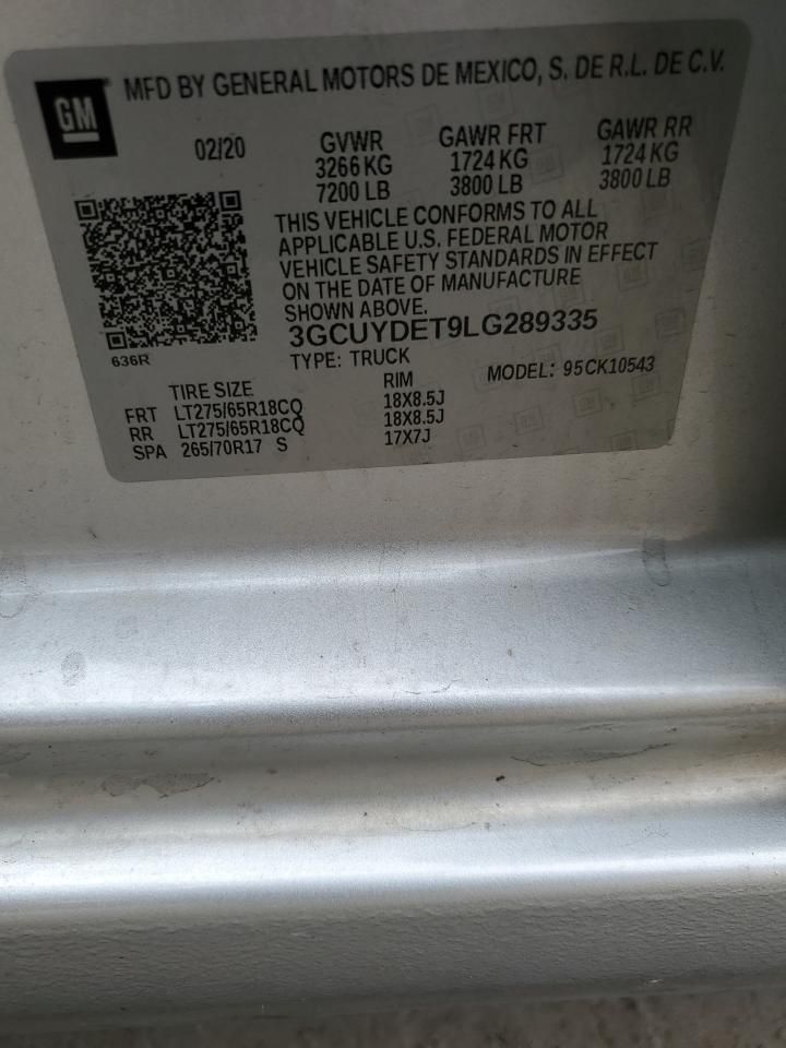 2020 Chevrolet Silverado K1500 lt