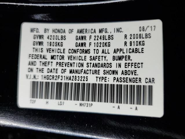 2017 Honda Accord lx