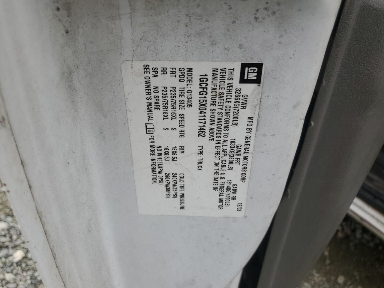 2004 PC Express G1500