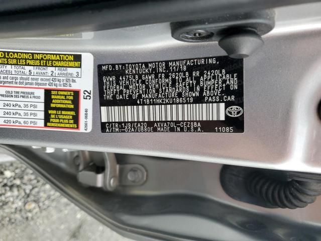 2019 Toyota Camry L
