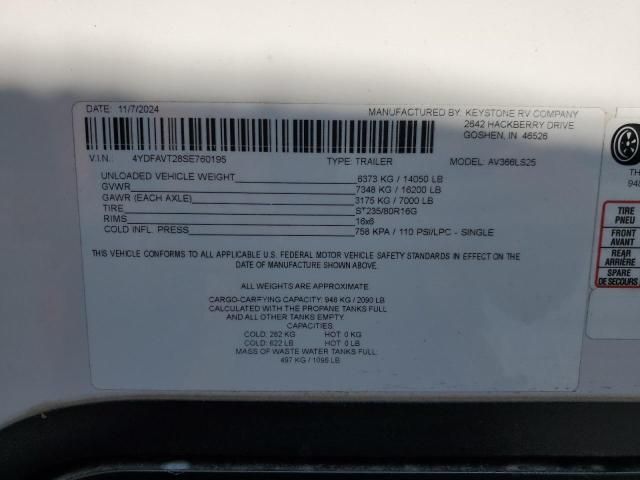 2025 Keystone Arcadia 37-RVS Camper