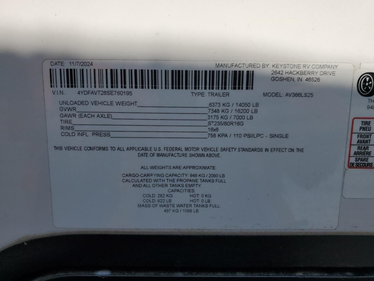 2025 Keystone Arcadia 37-RVS Camper