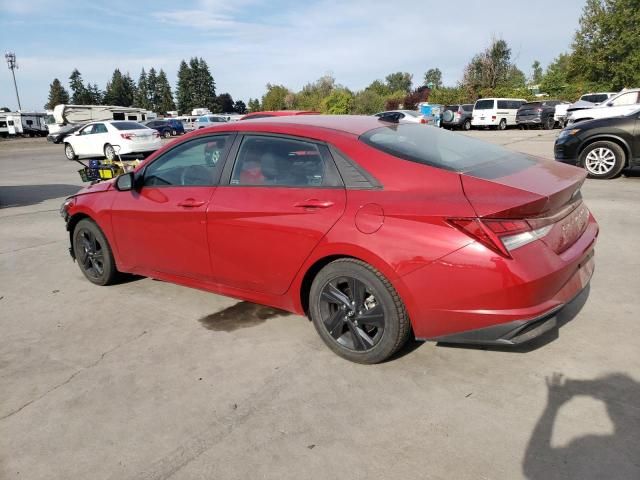 2022 Hyundai Elantra Blue