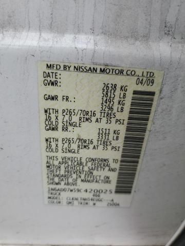 2009 Nissan Frontier Crew cab se