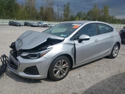 Chevrolet salvage cars for sale: 2019 Chevrolet Cruze lt