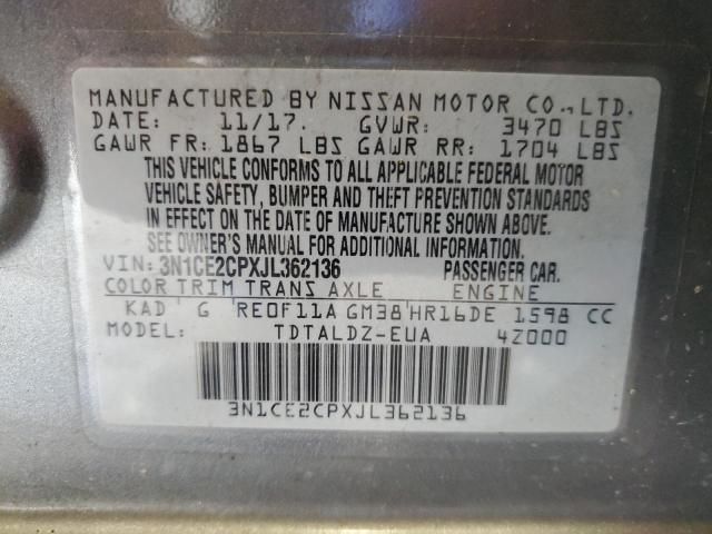 2018 Nissan Versa Note s