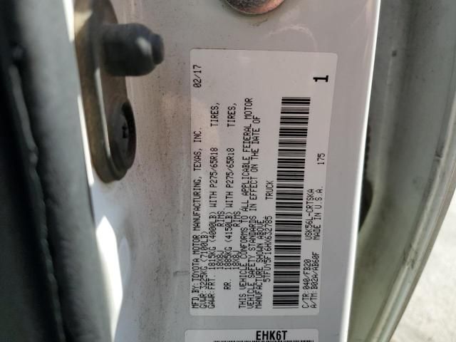 2017 Toyota Tundra Double Cab SR