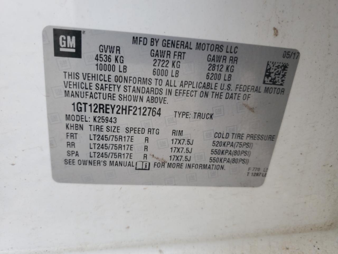 2017 GMC Sierra K2500 Heavy Duty