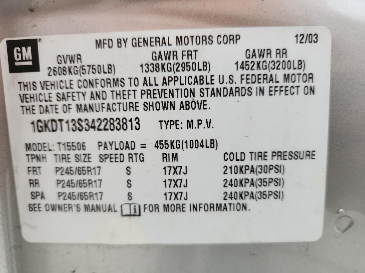 2004 GMC Envoy
