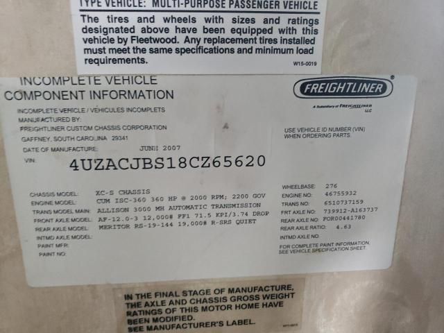 2008 Freightliner Chassis X Line Motor Home