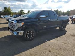 Salvage trucks for sale at Gaston, SC auction: 2015 Toyota Tundra Double Cab Limited