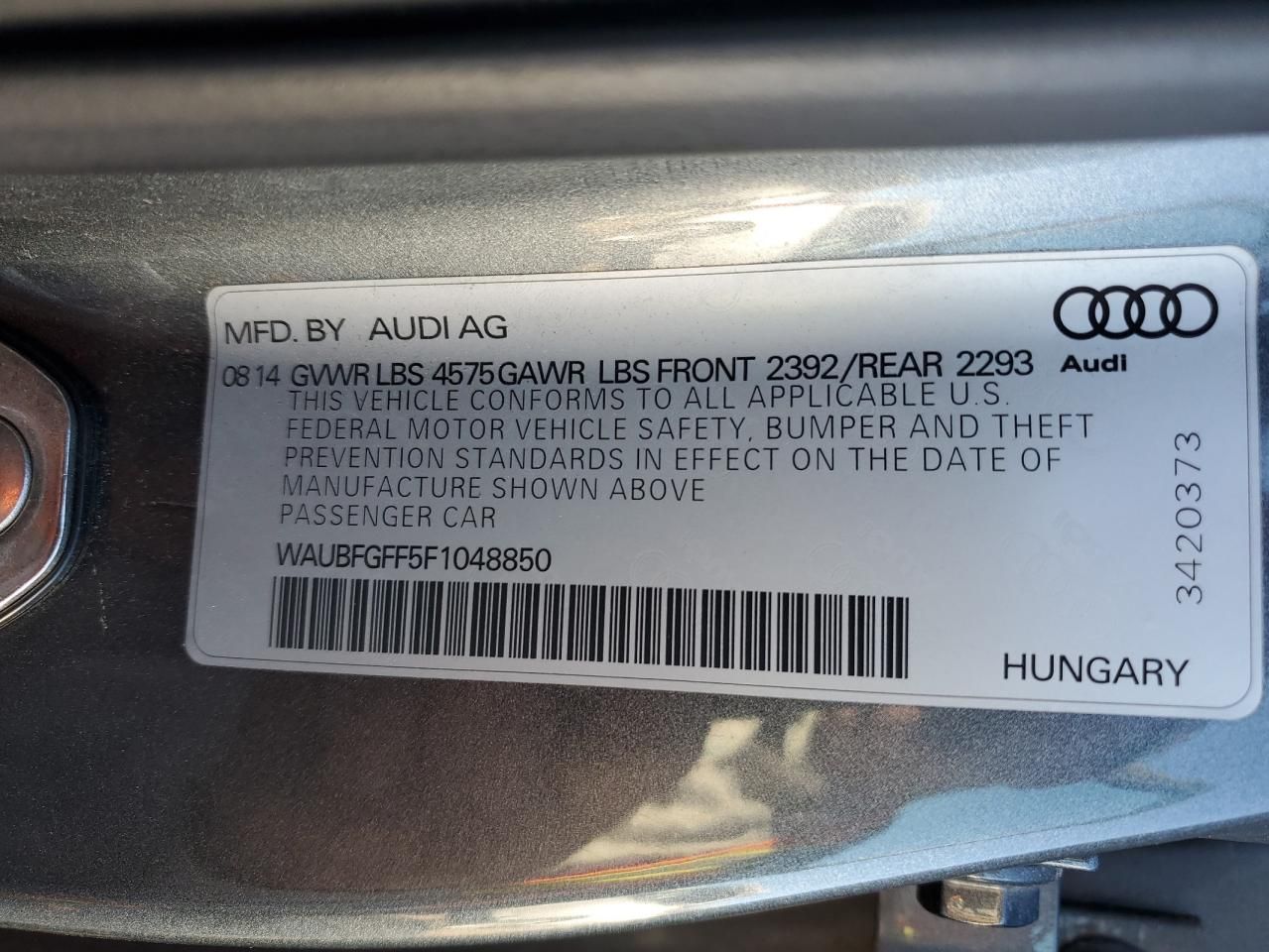 2015 Audi A3 Premium