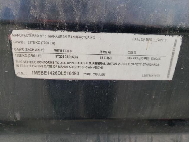 2013 Marksanmfg 2013 Marksan LSET80X14-70 Utility Trailer