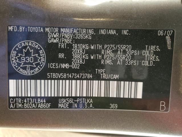 2007 Toyota Tundra Crewmax Limited