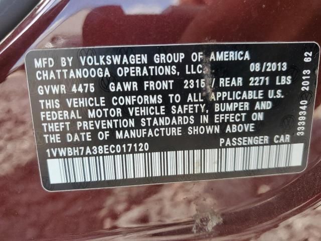 2014 Volkswagen Passat SE
