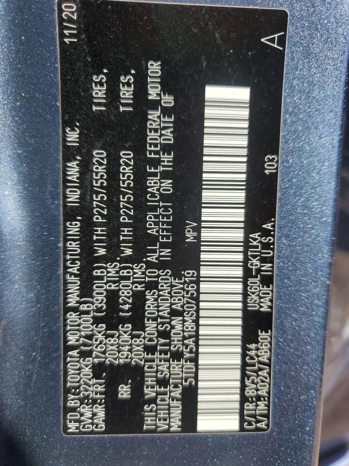 2021 Toyota Sequoia Limited