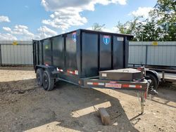Interstate salvage cars for sale: 2025 Interstate IBLRDU714TA5 Dump Trailer