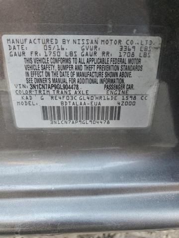 2016 Nissan Versa S