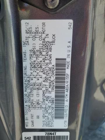 2012 Toyota Tacoma Access Cab